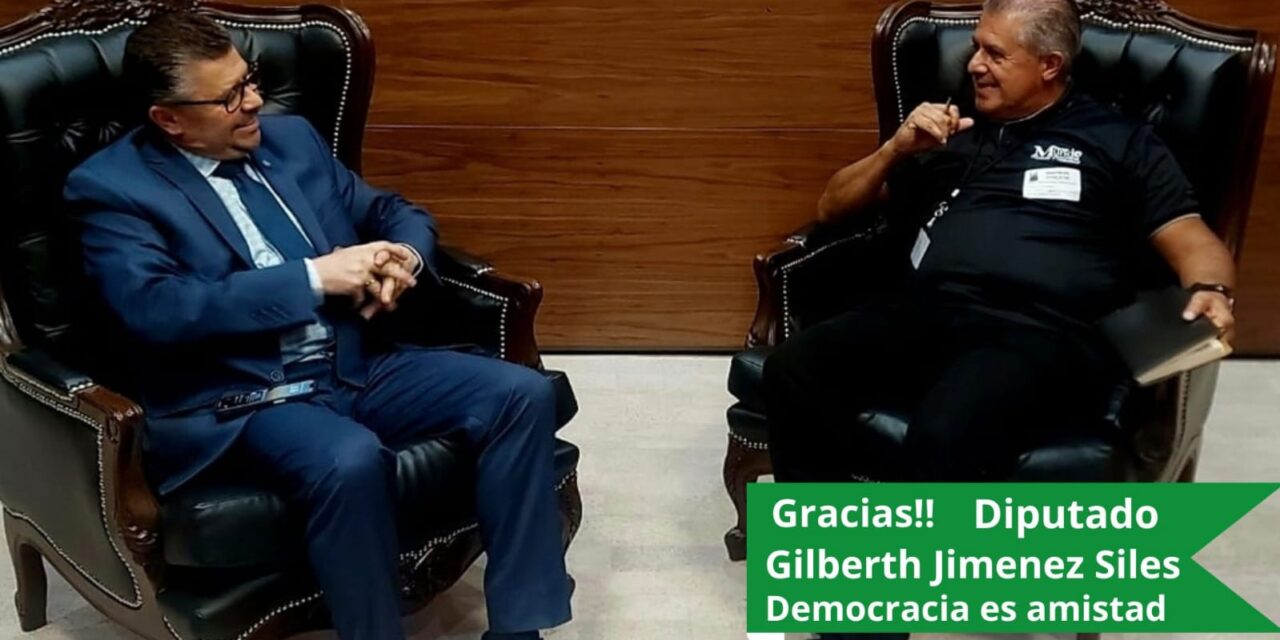 CONVERSANDO CON EL DIPUTADO DE LA FRACCIÓN LIBERACIÓN NACIONAL GILBERTH JIMENEZ